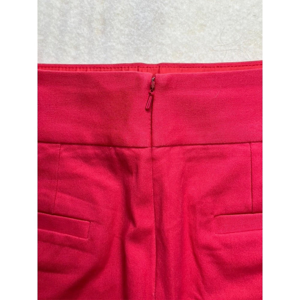 BANANA REPUBLIC Womens Pencil Skirt Red Cotton Blend Size 10 Knee Length - Picture 5 of 9